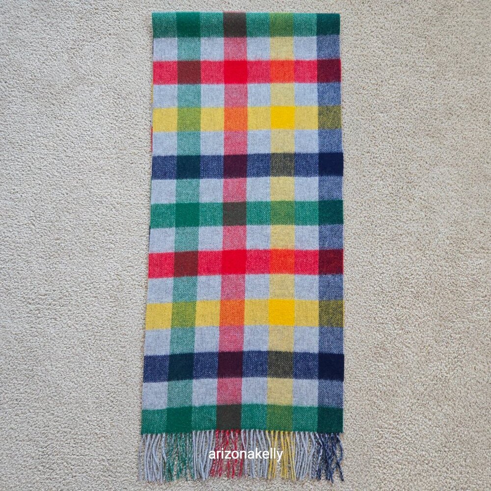 NWOT Hudson's Bay Company 100% Wool Stripes Colorful HBC - Picture 2 of 11